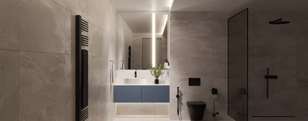 Дизайн ванной комнаты 2023-2024 - фото №8
